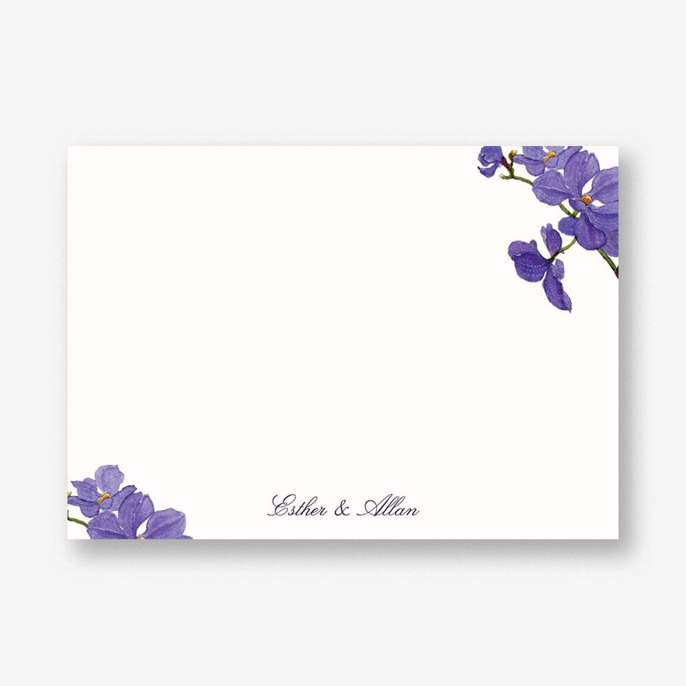 Moth Orchid Stationery