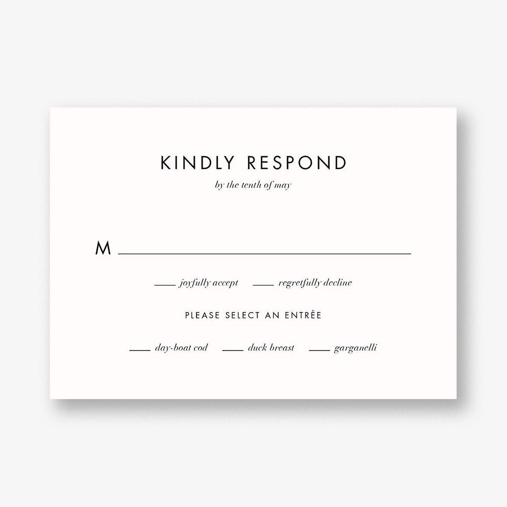 Pressed Wildflowers Response Card