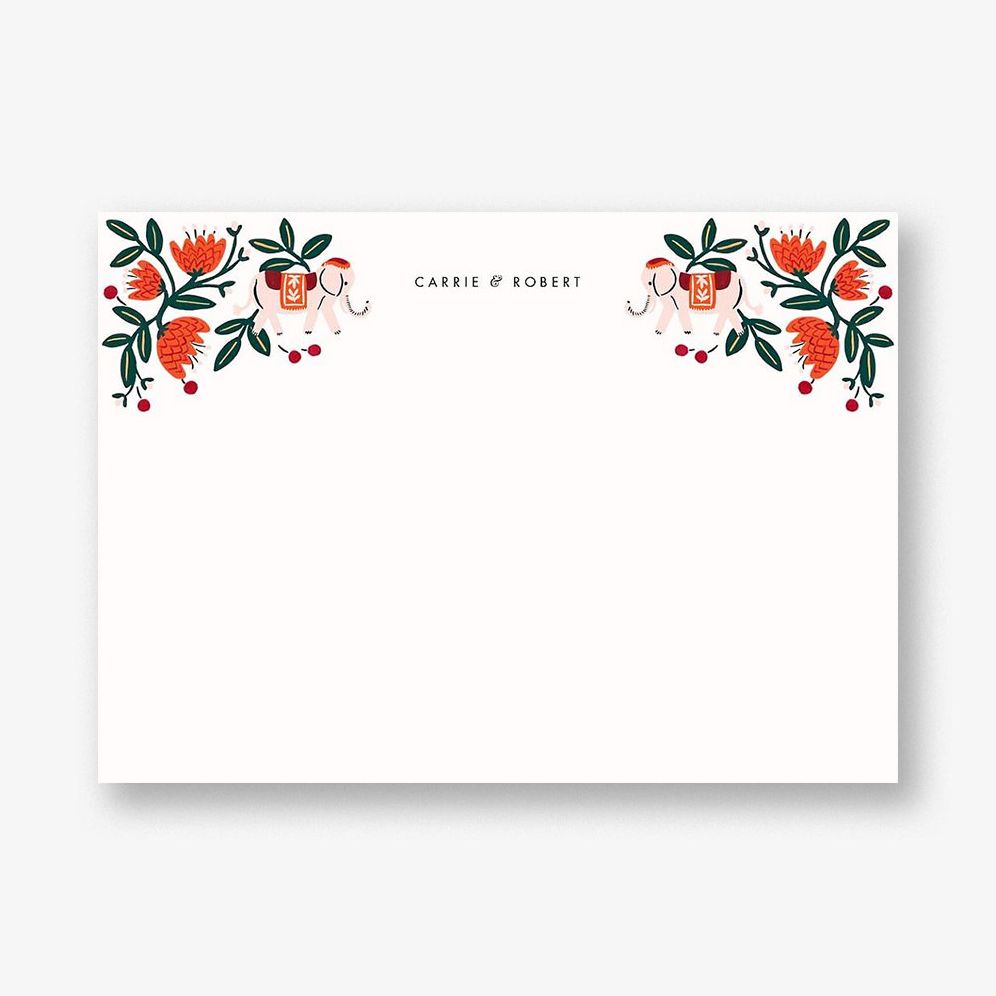 Royal Elephant Stationery