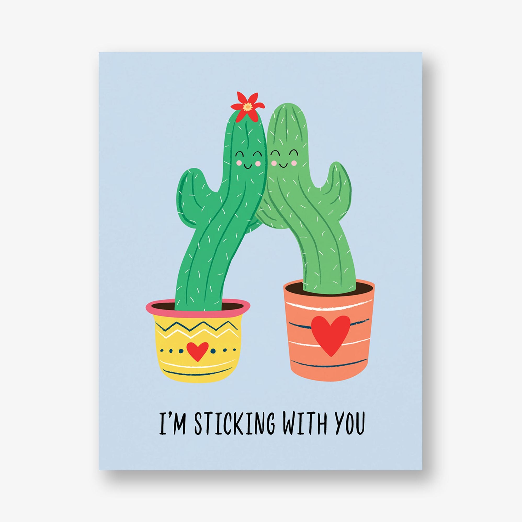Sticking with You Valentine Card