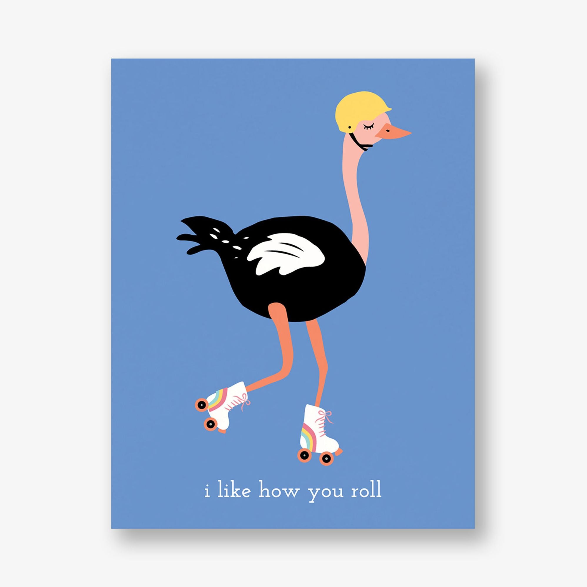 I Like How You Roll Valentine Card