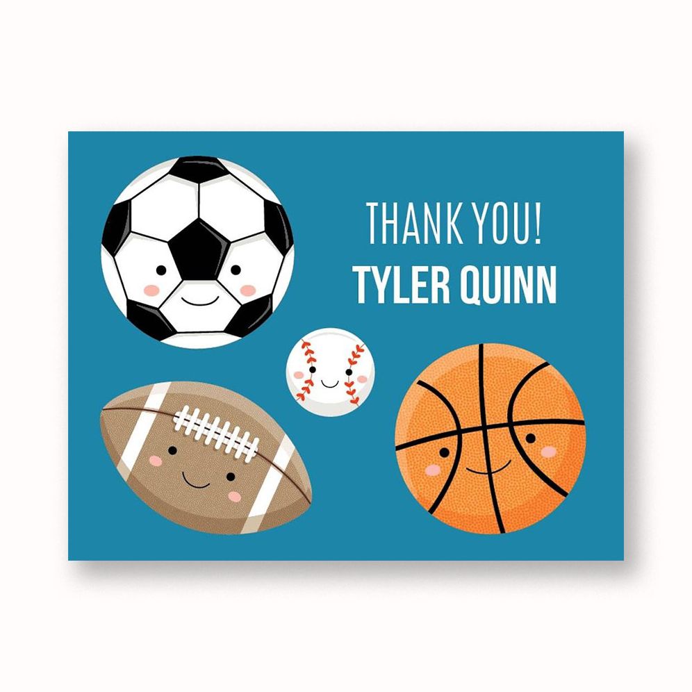 Sports Thank You Notes