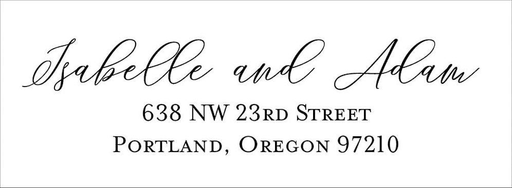 Signature Return Address Label | Paper Source