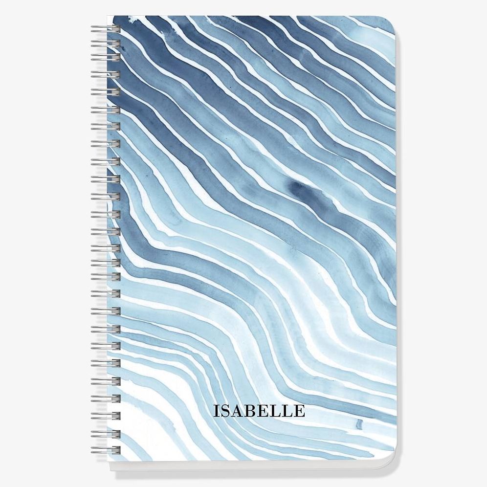 Watercolor Ripple Custom Journal