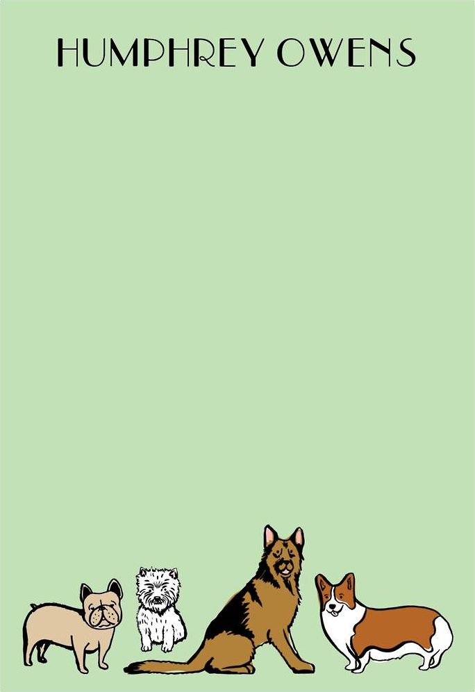 Dogs Personalized Notepad Set | Paper Source