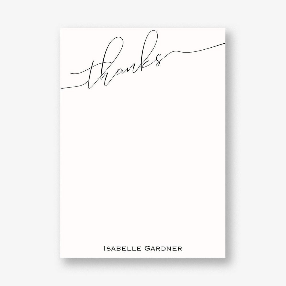 Signature Thanks Notes