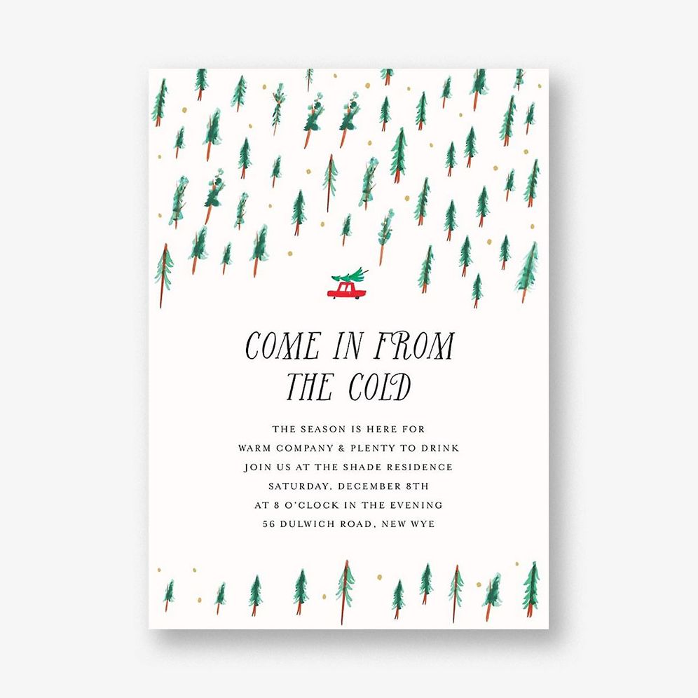 Dad Picked a Weird Tree Again Invitation