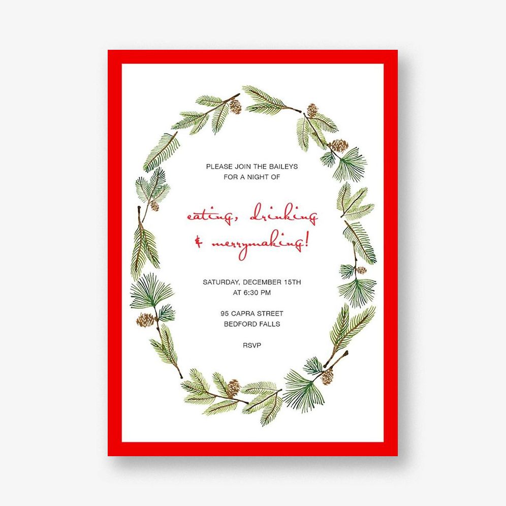 Delicate Firs Invitation