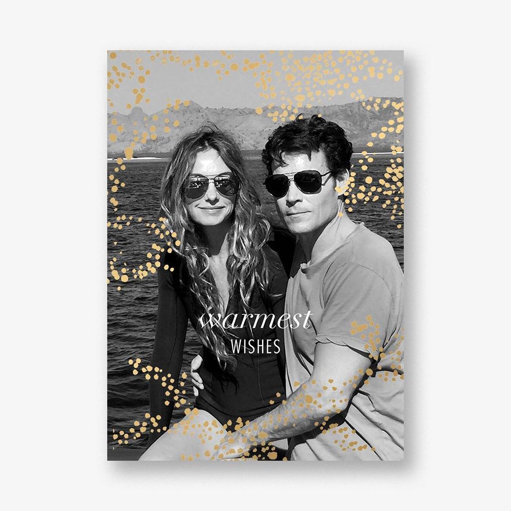 Evoke Vertical Foil Photo Card