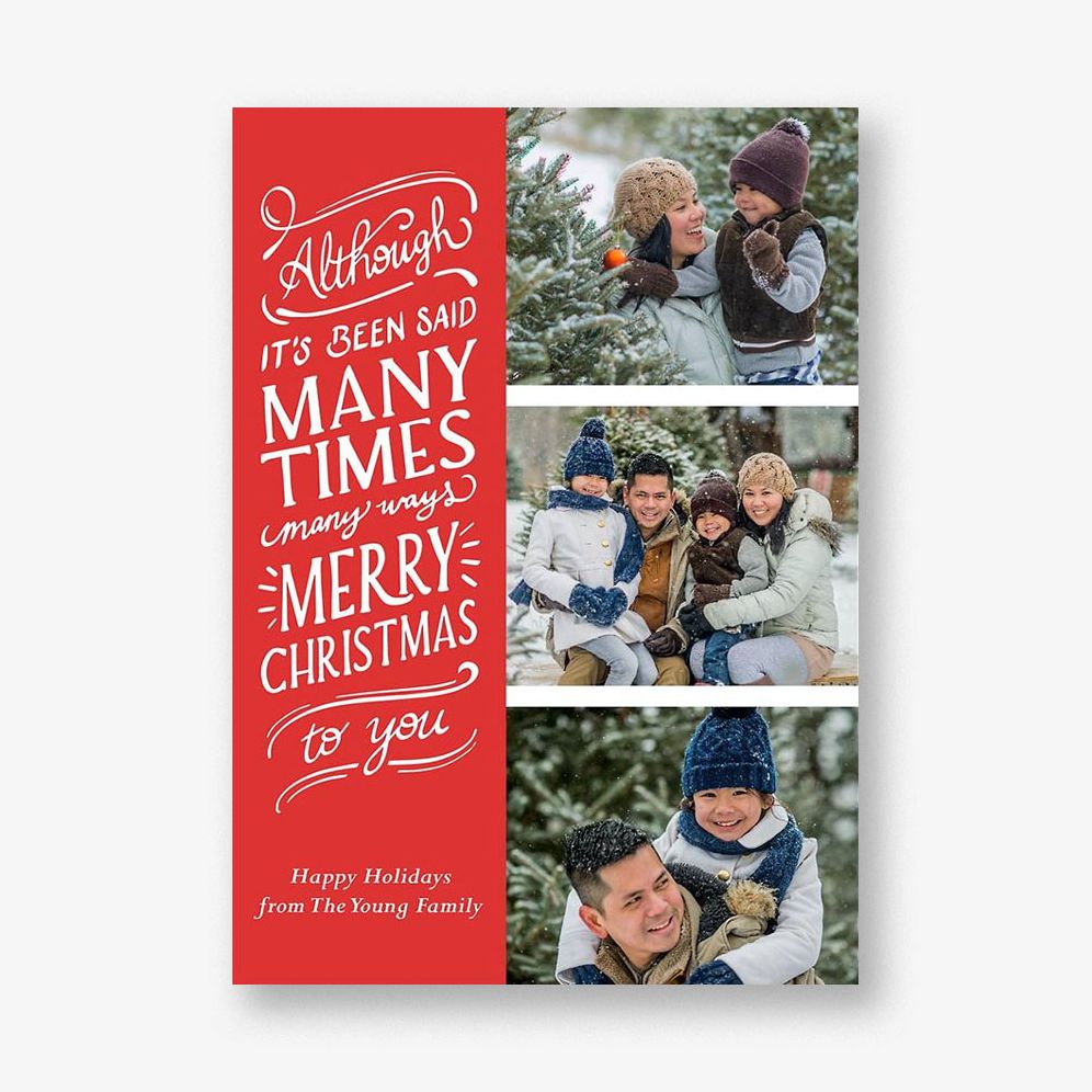 Merry Christmas to You Photo Card
