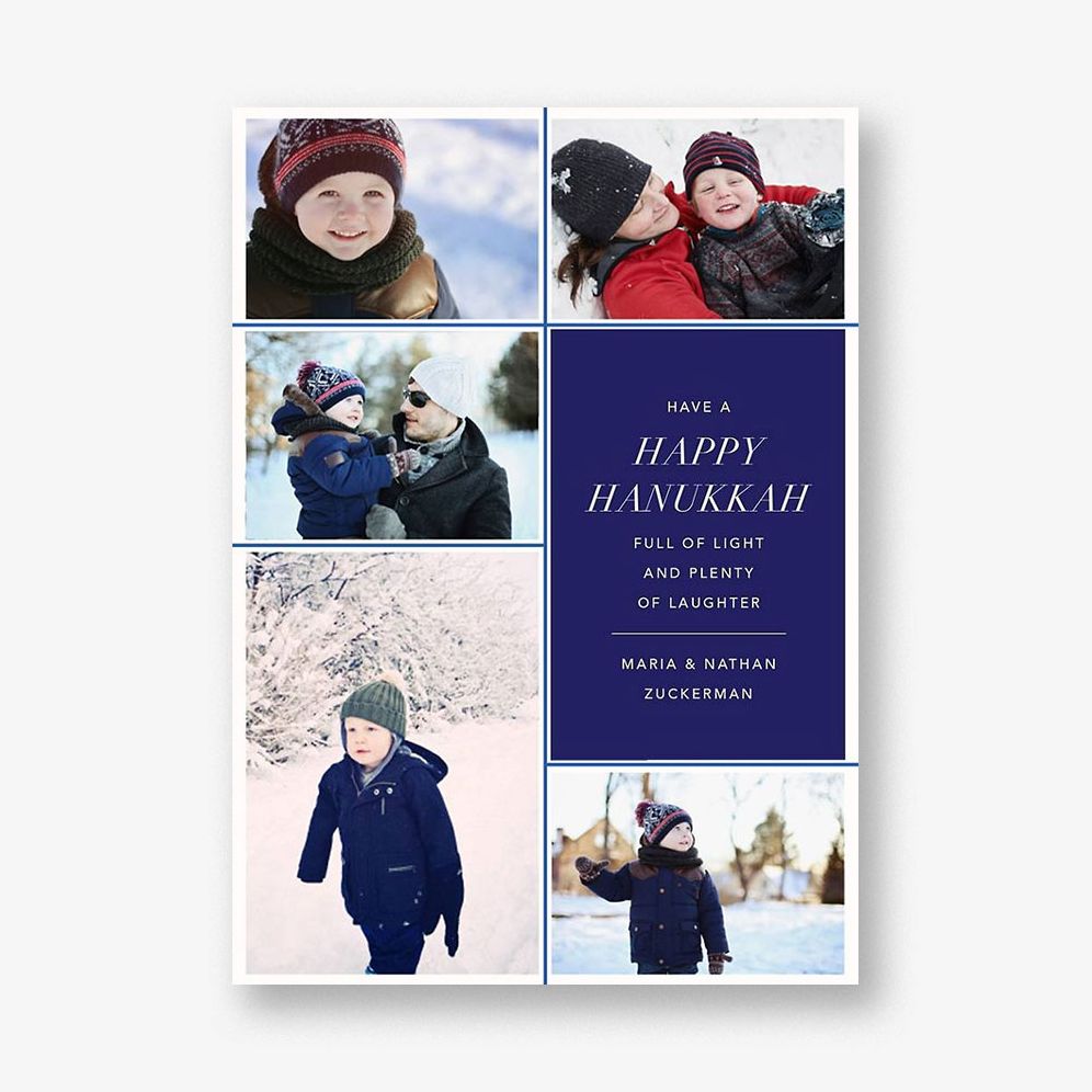 Quint Hanukkah Holiday Photo Card