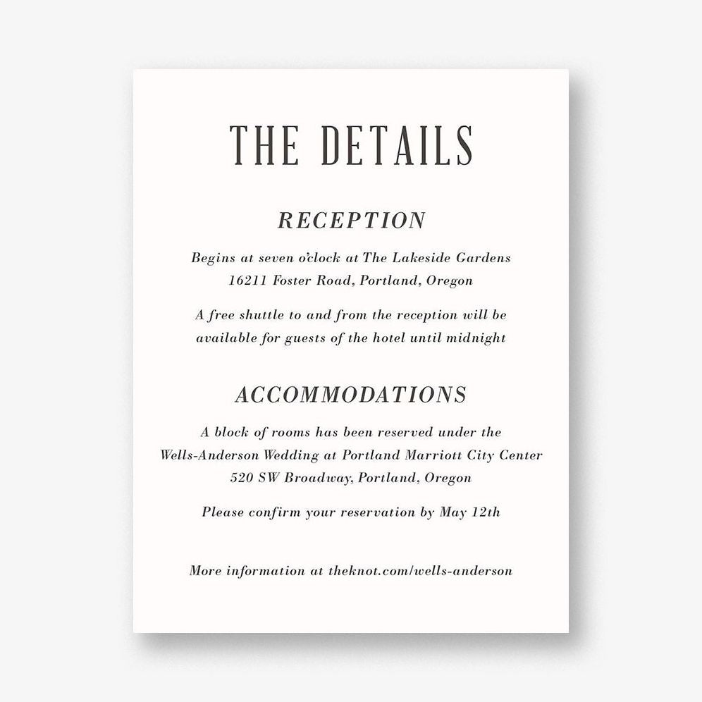 Golden Age Information Card