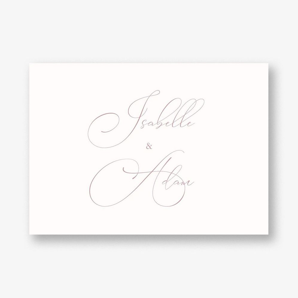 Chantilly Script Stationery