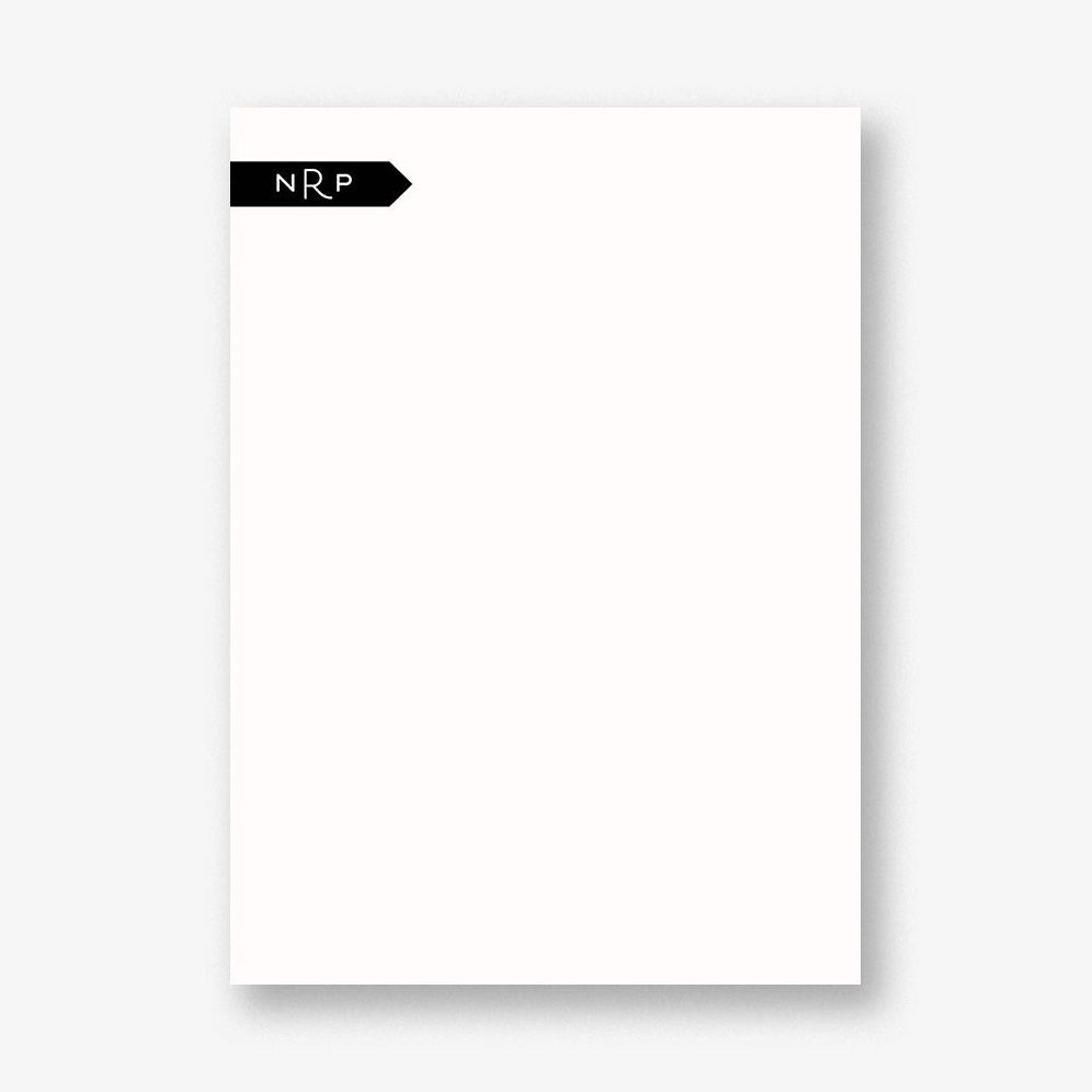 Tab Monogram Stationery