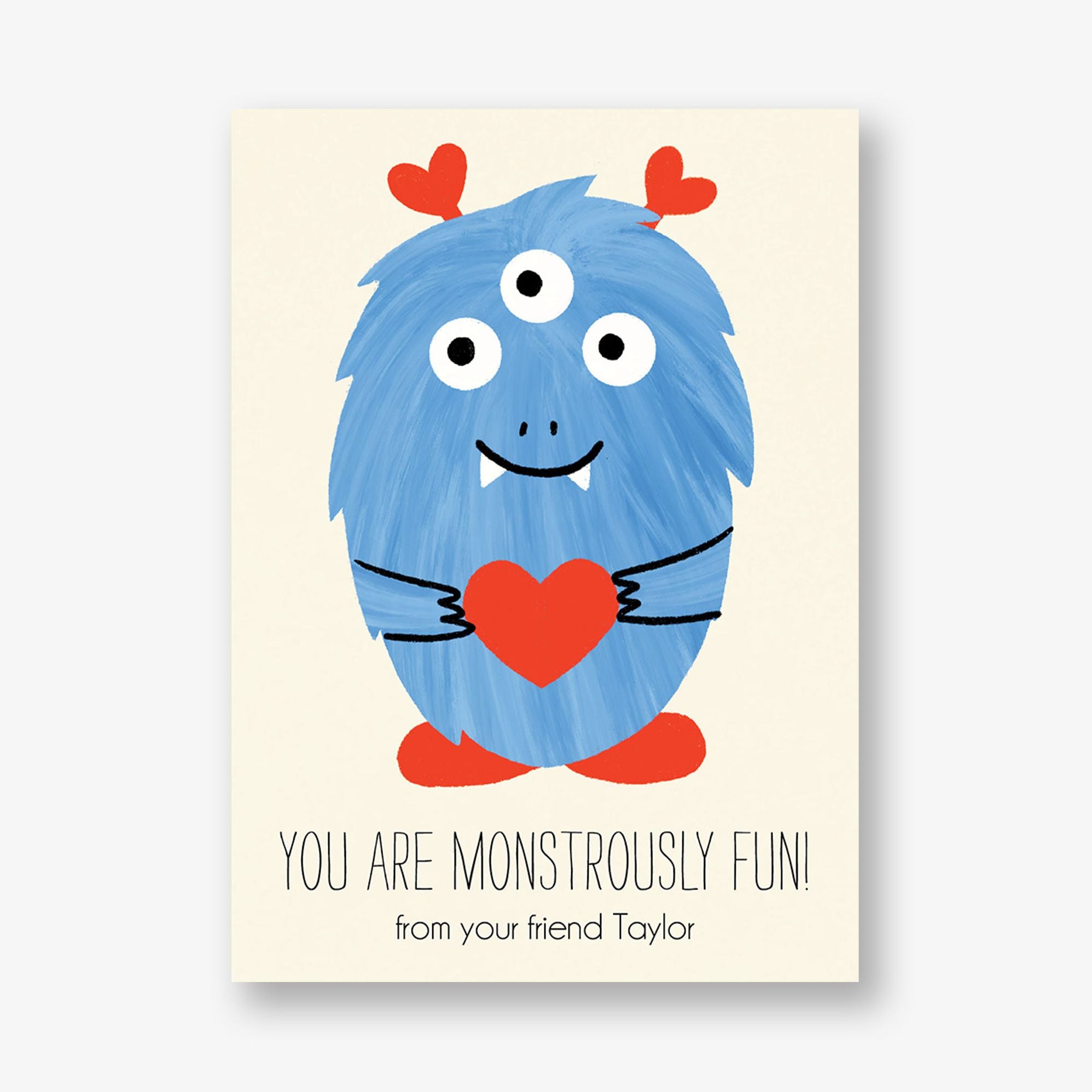 Love Monster Custom Valentine Card