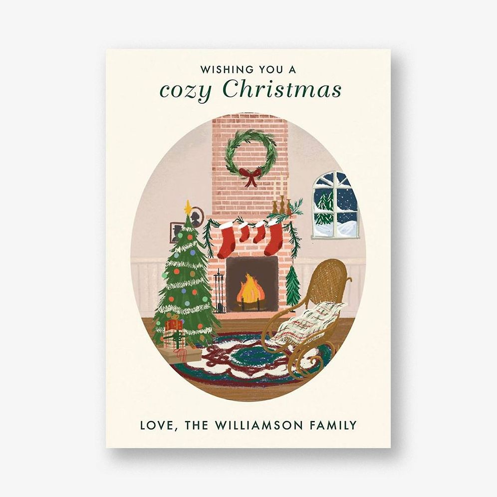 Cozy Christmas Holiday Card