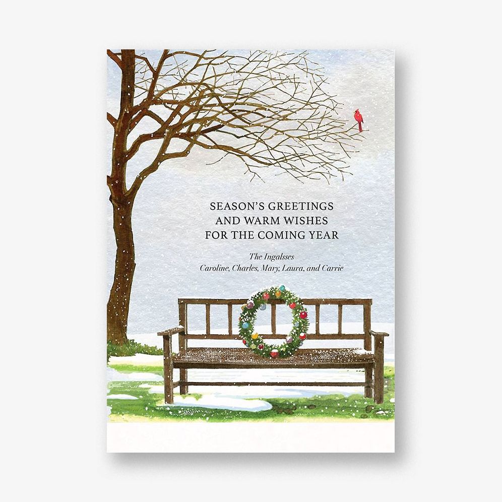 First Snow Holiday Card