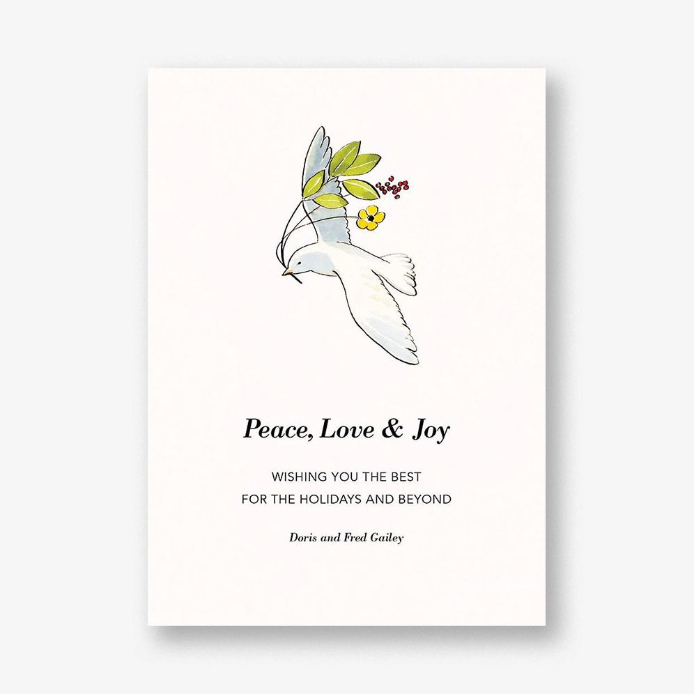 Peaceful Dove Holiday Card