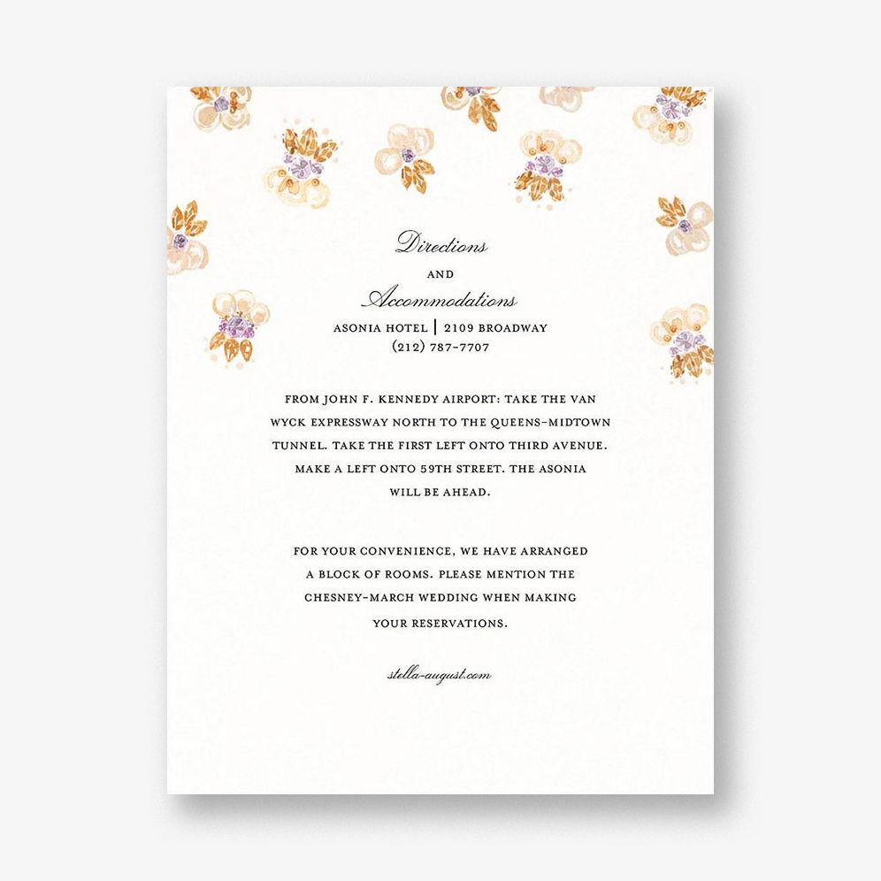 Petal Cascade Information Card