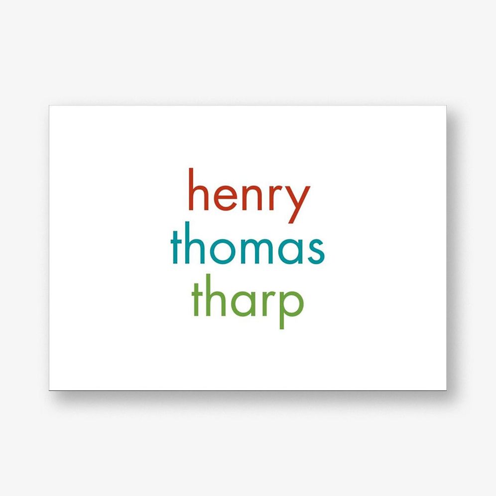 Stacked 4 Bar Stationery