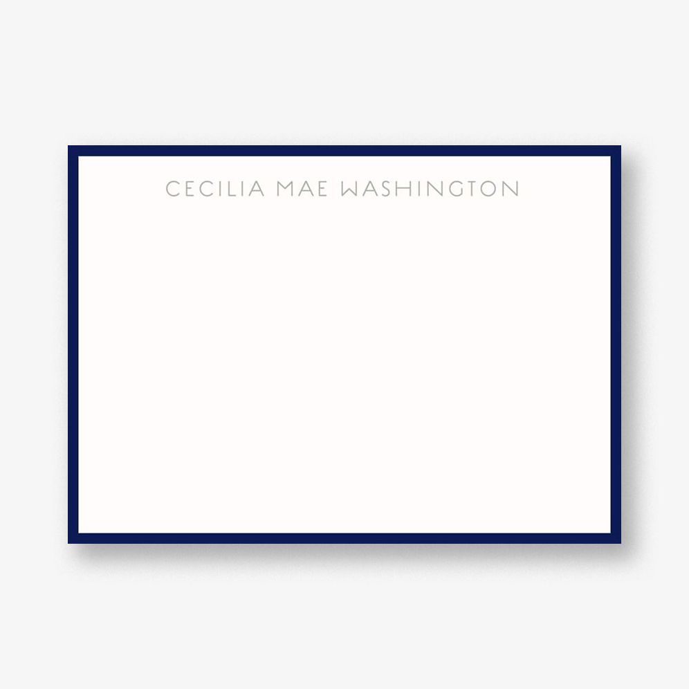 Colorful Border A6 Stationery