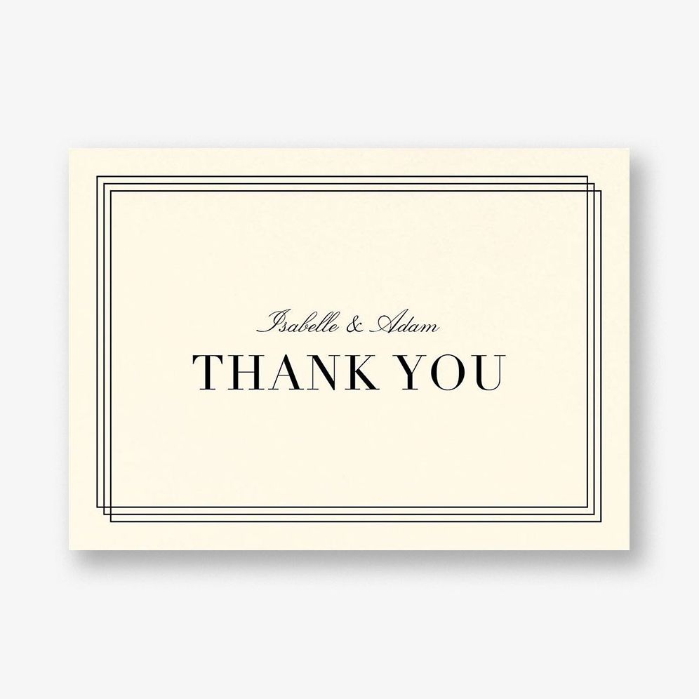 Classic Lined Frame Stationery