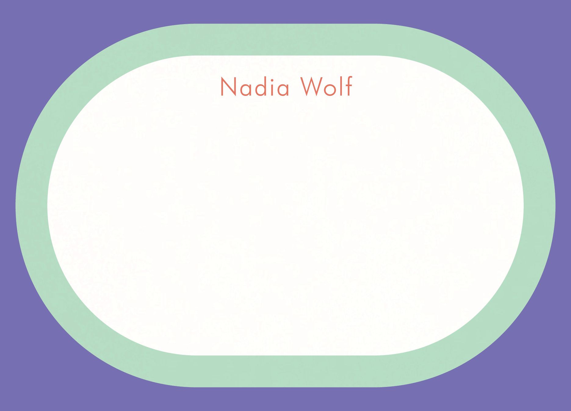 Overlapping Ovals Stationery