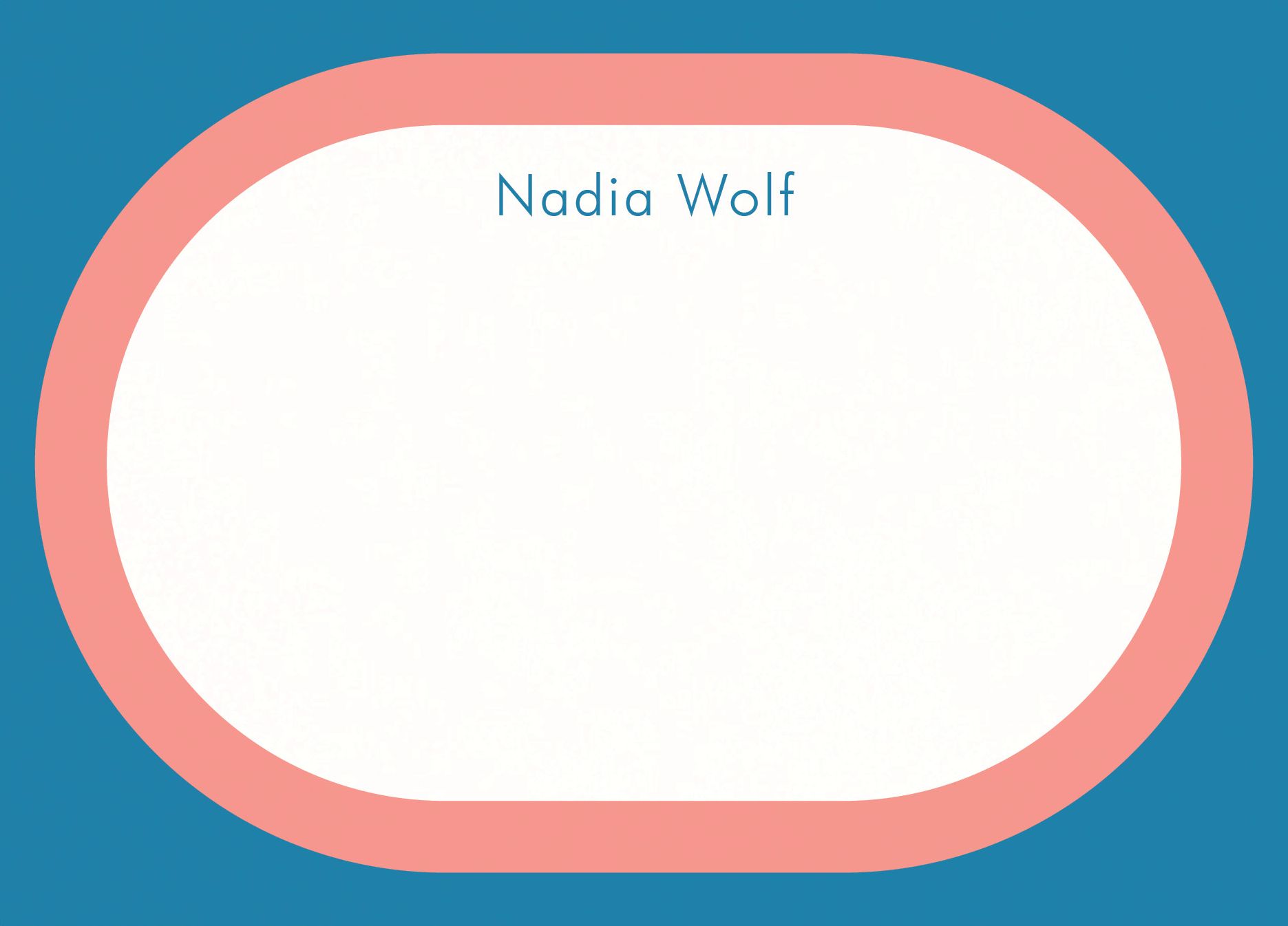 Overlapping Ovals Stationery