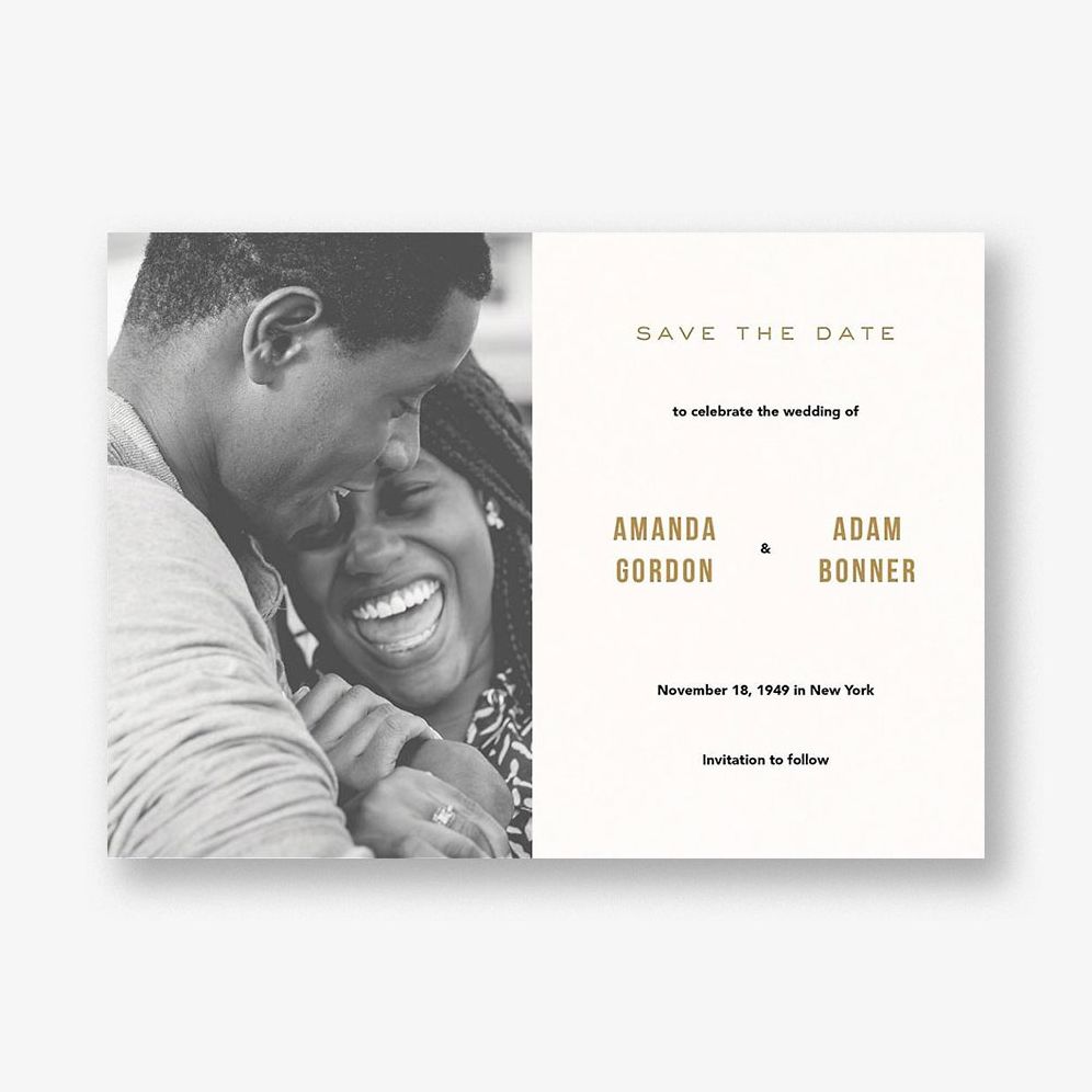 Our Day Save the Date Card