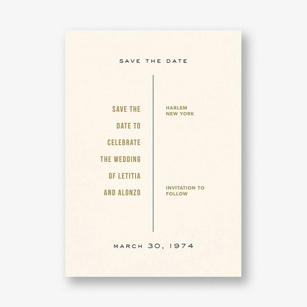 Altar Save the Date Card