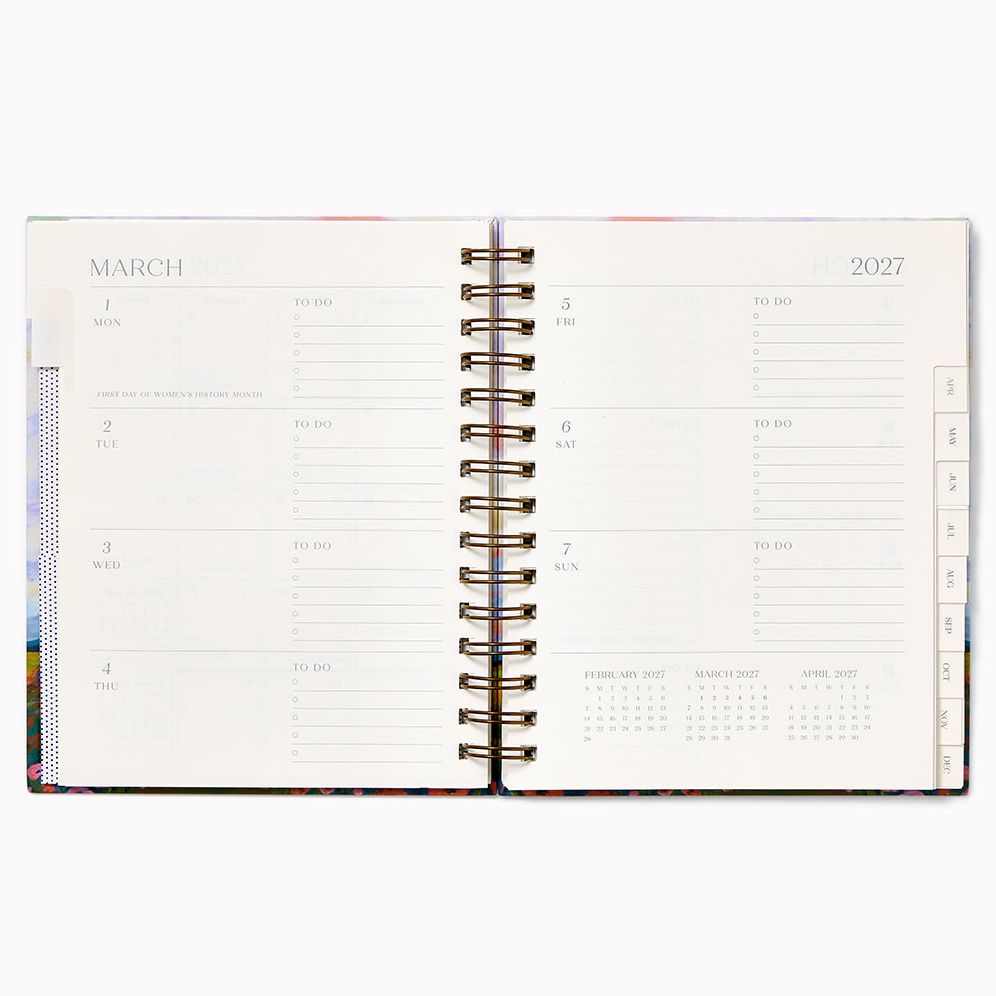 12-Month Frogs and Flora Custom Planner