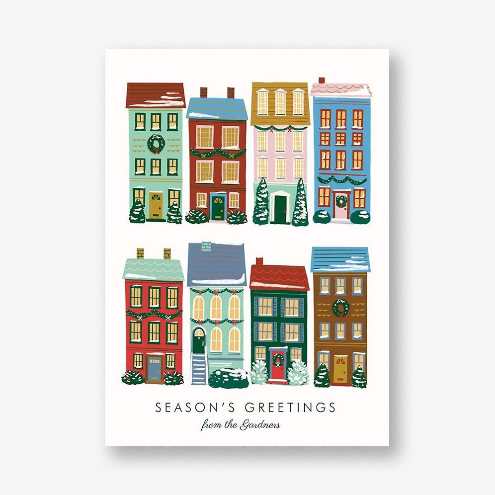 Holiday Houses Holiday Card