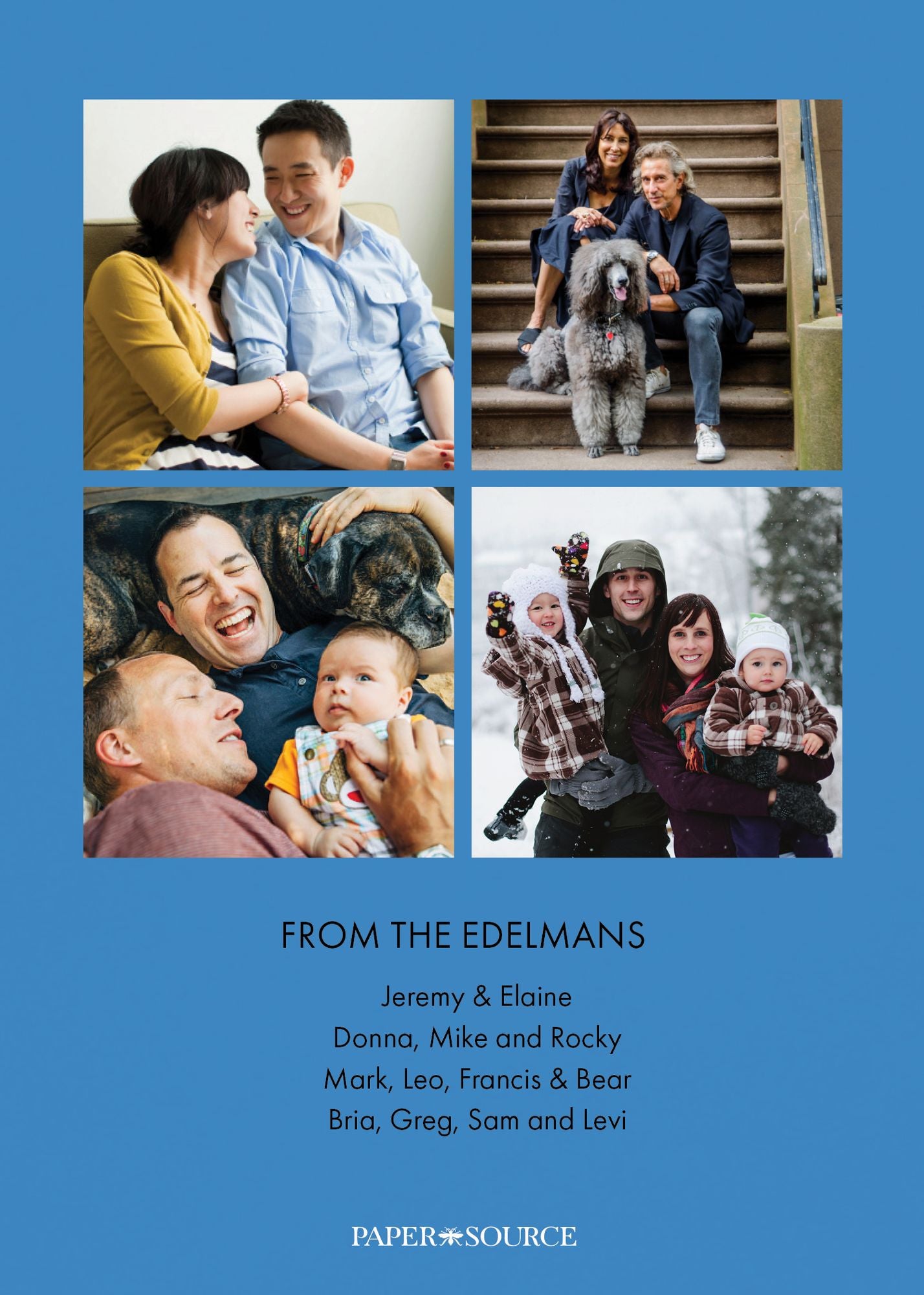 Menorahs Holiday Photo Card