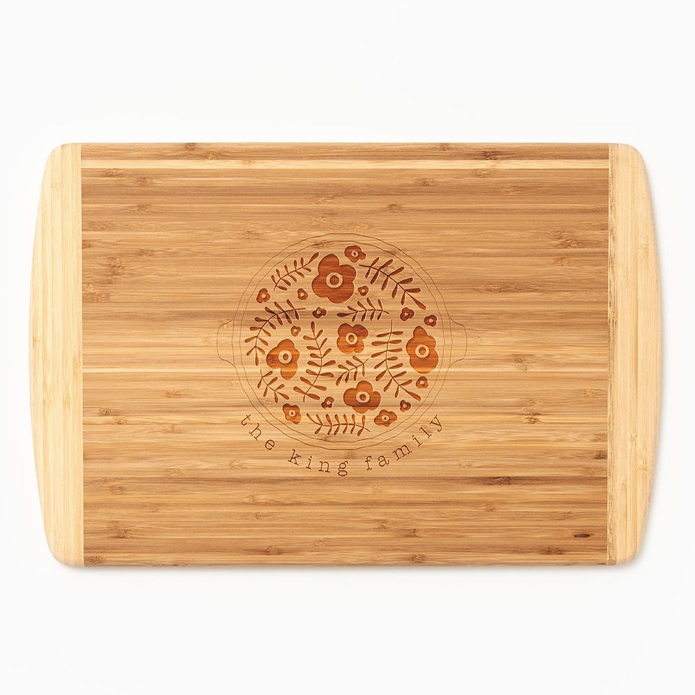 Cooking Pot Two-Tone Cutting Board