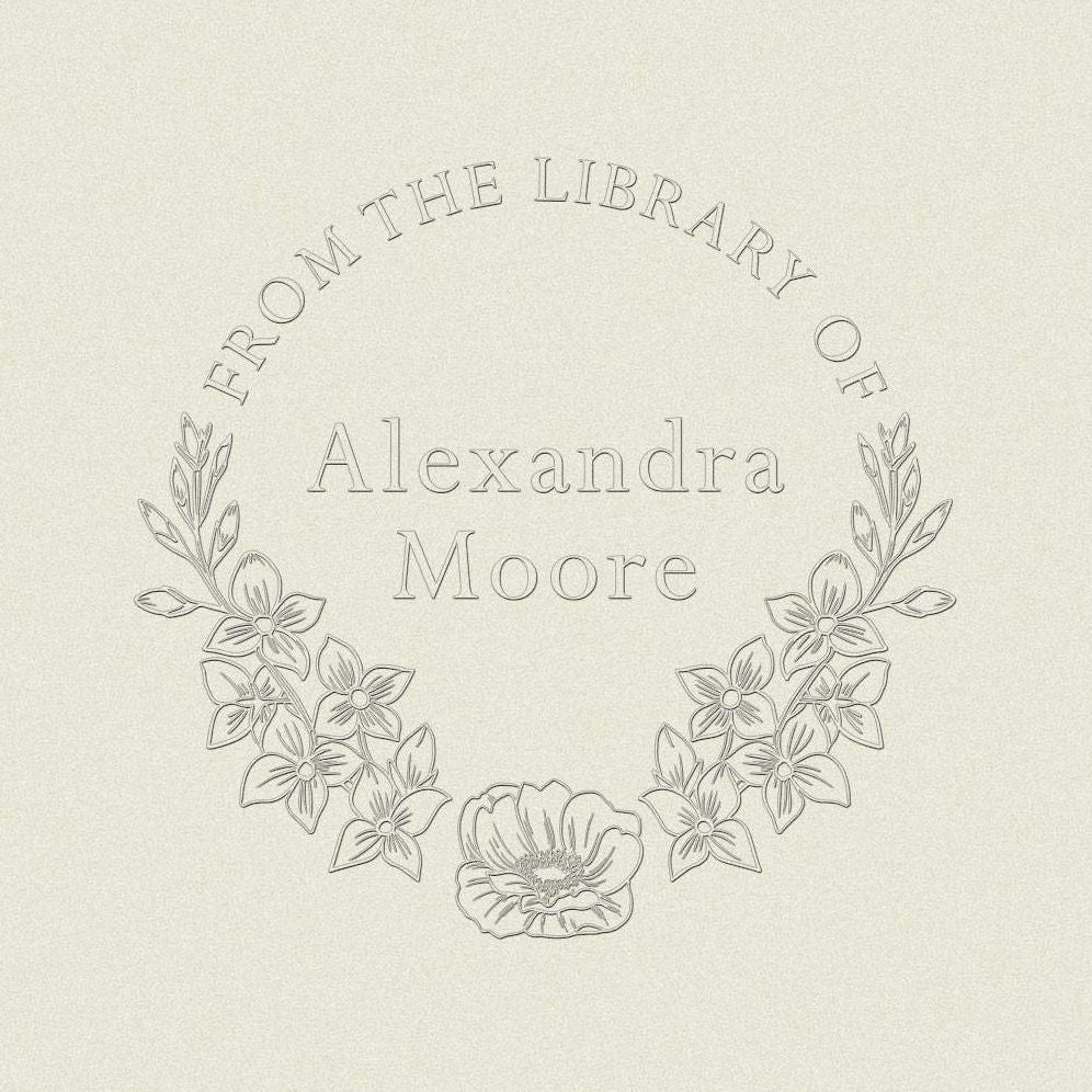 Spring Blossoms Custom Embosser Plate