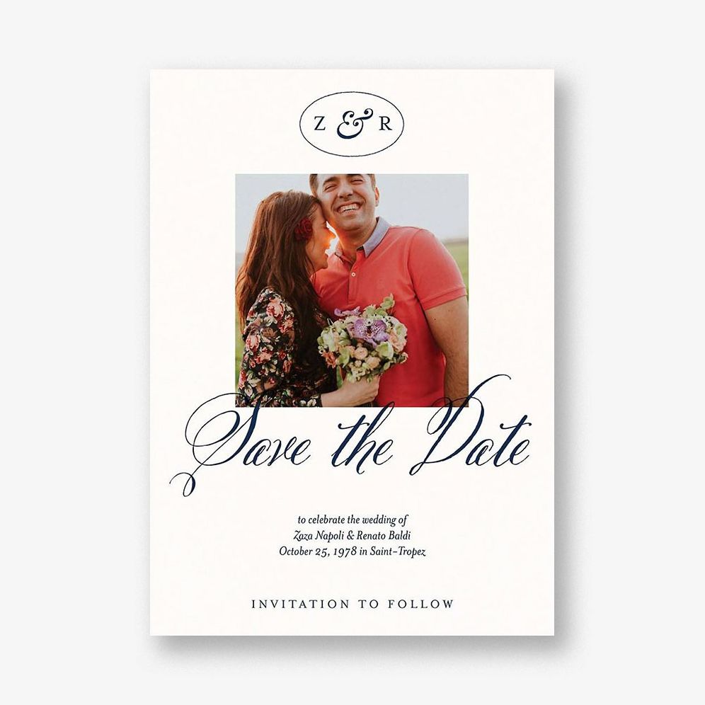 Effortlessly Save the Date Card