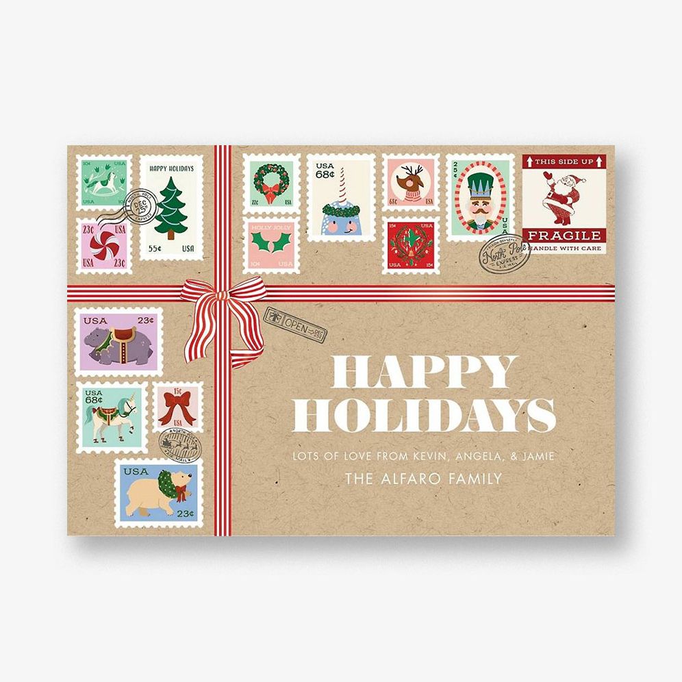 Santa's Mailbox Holiday Card