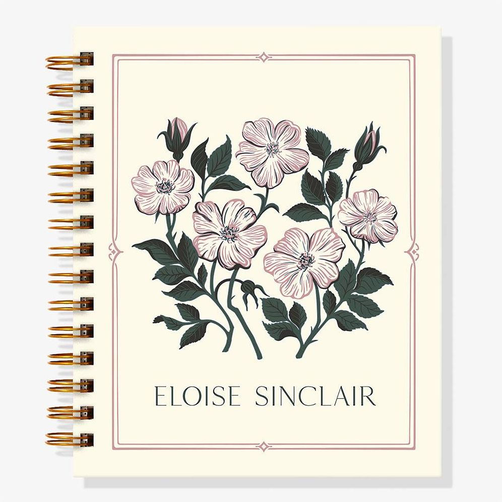 12-Month Dogwood Bunch Custom Planner