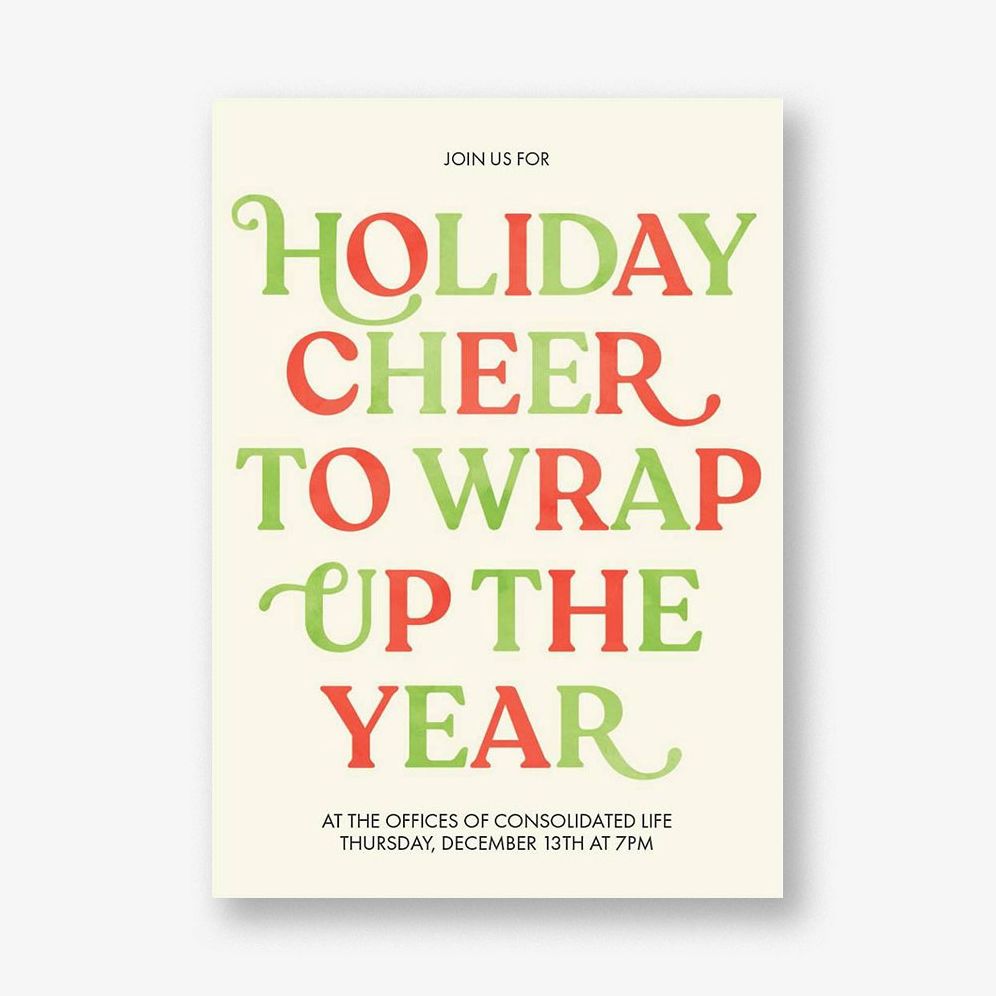 That's A Wrap Holiday Card