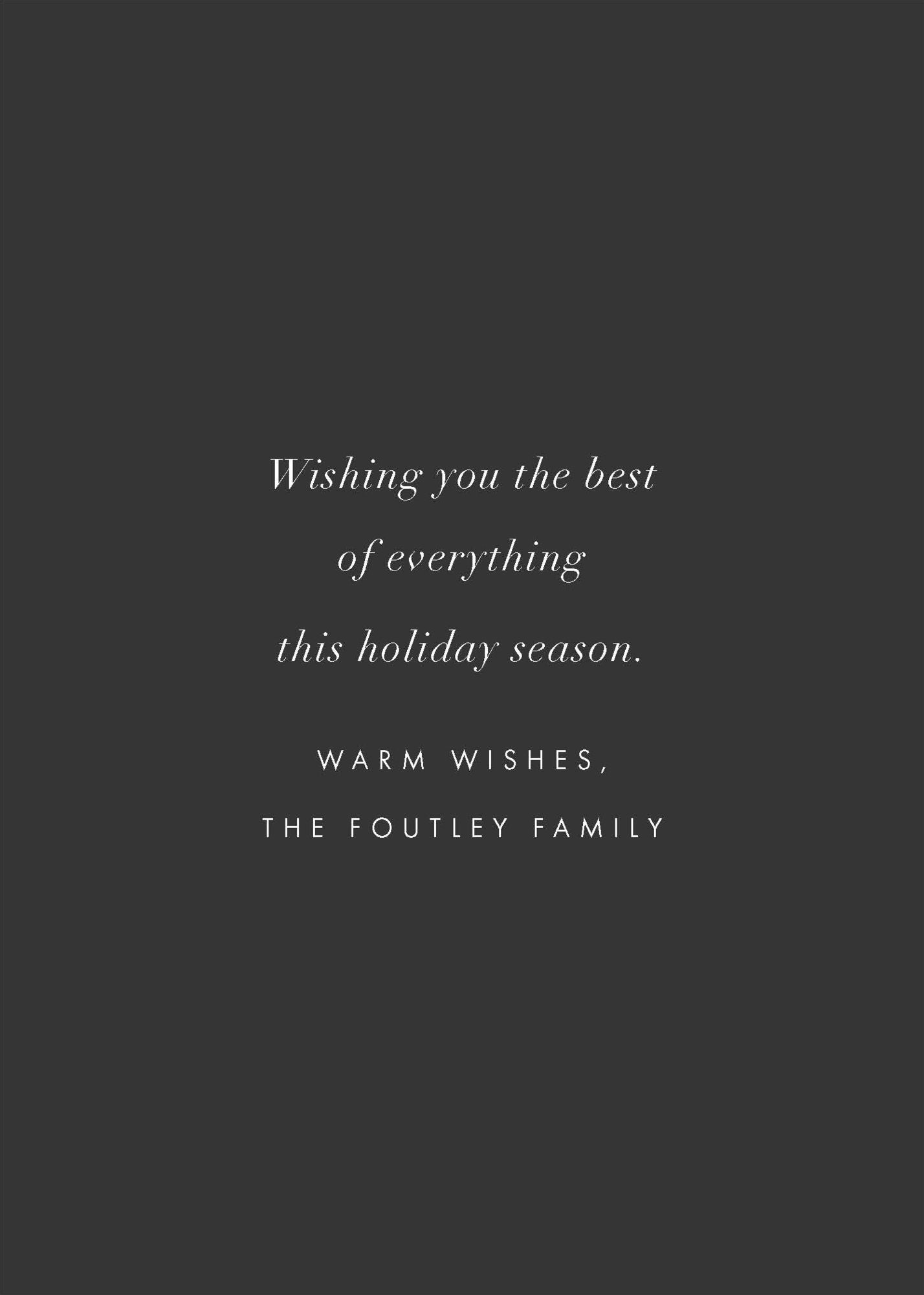 Christmas Eve Scene Holiday Card
