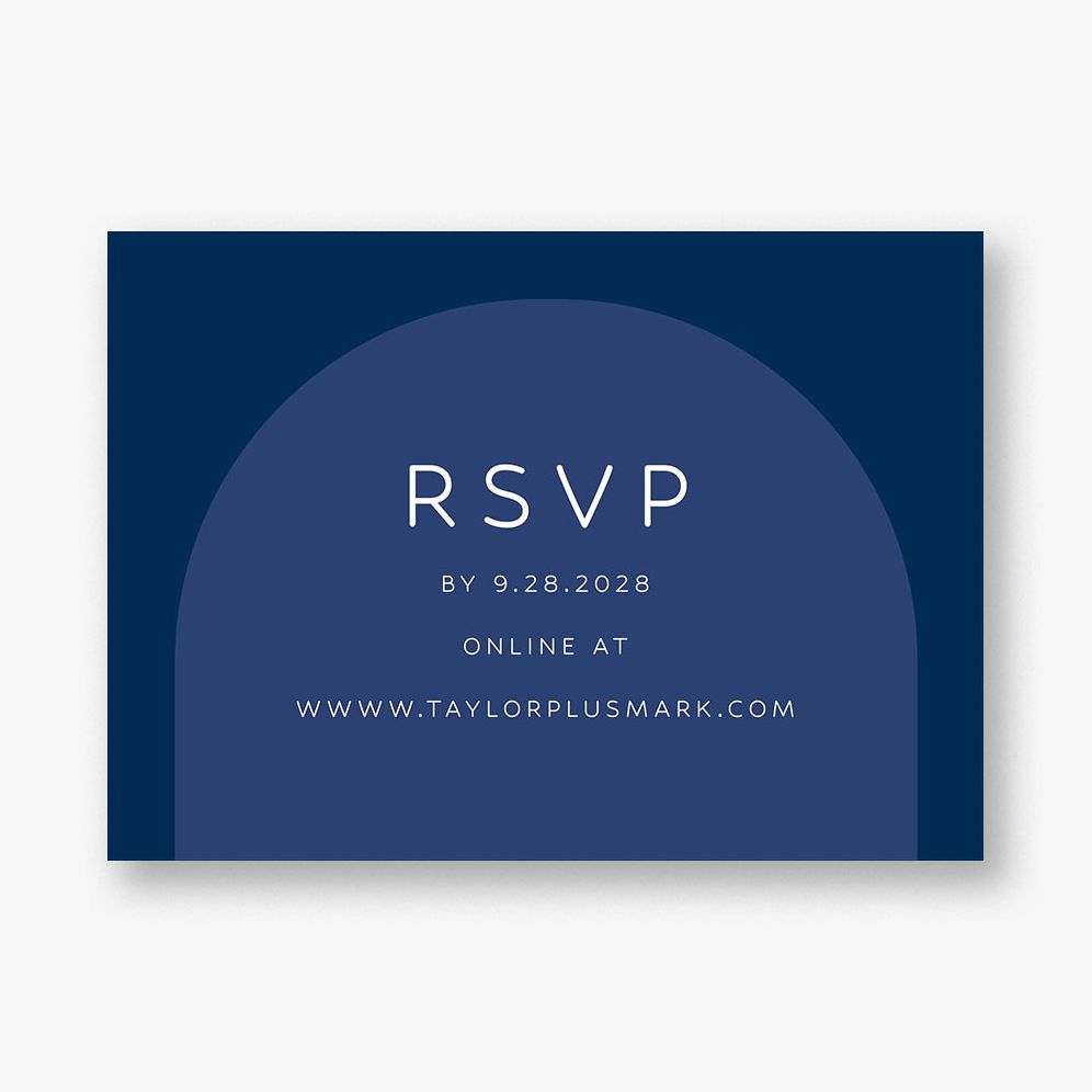 Colorful Arch Response Card