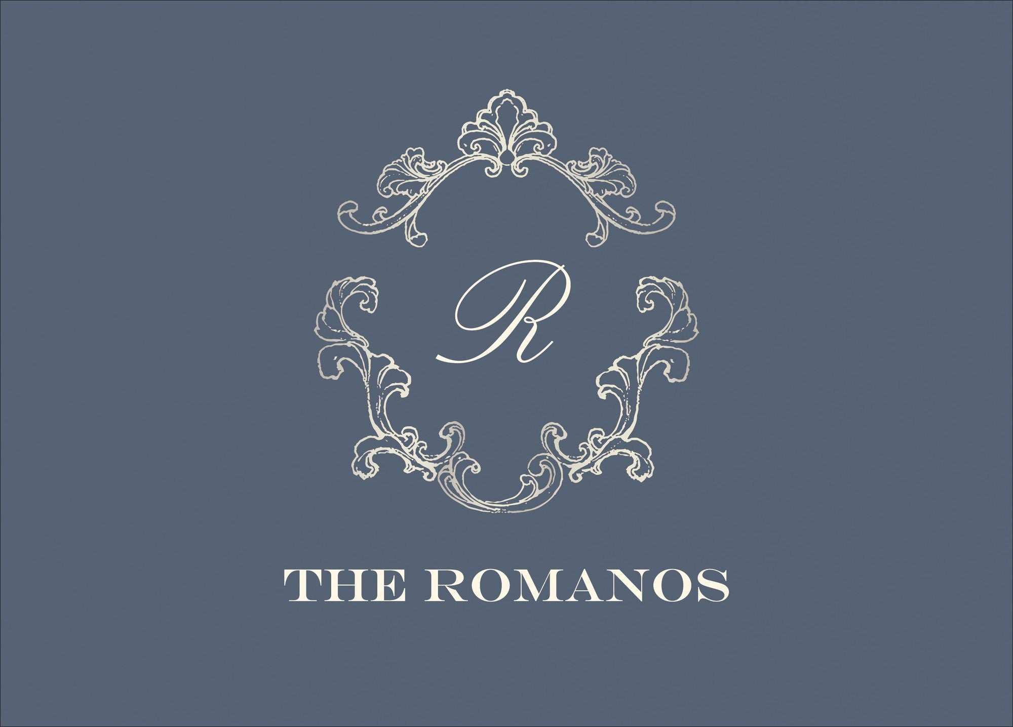 Gilded Filigree Foil Thank You Card