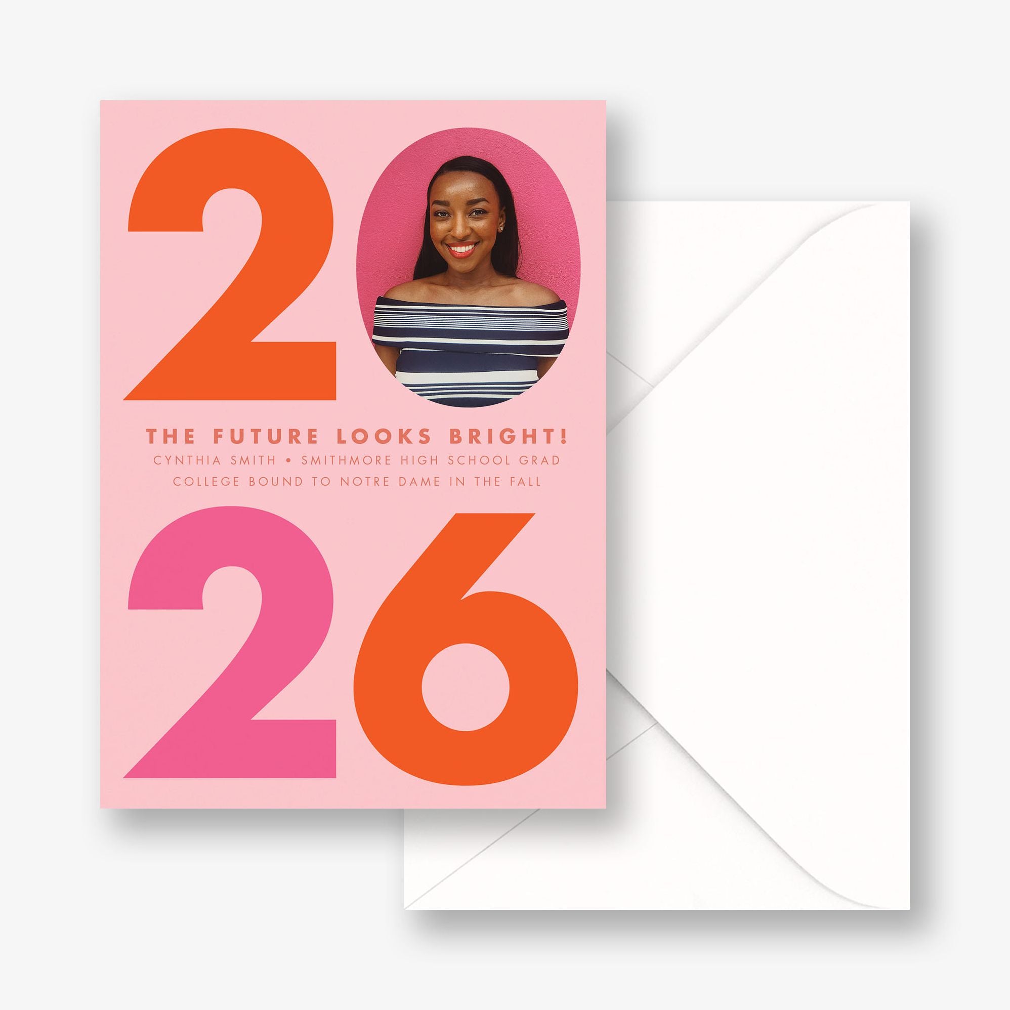 Big Bold Year Graduation Announcement