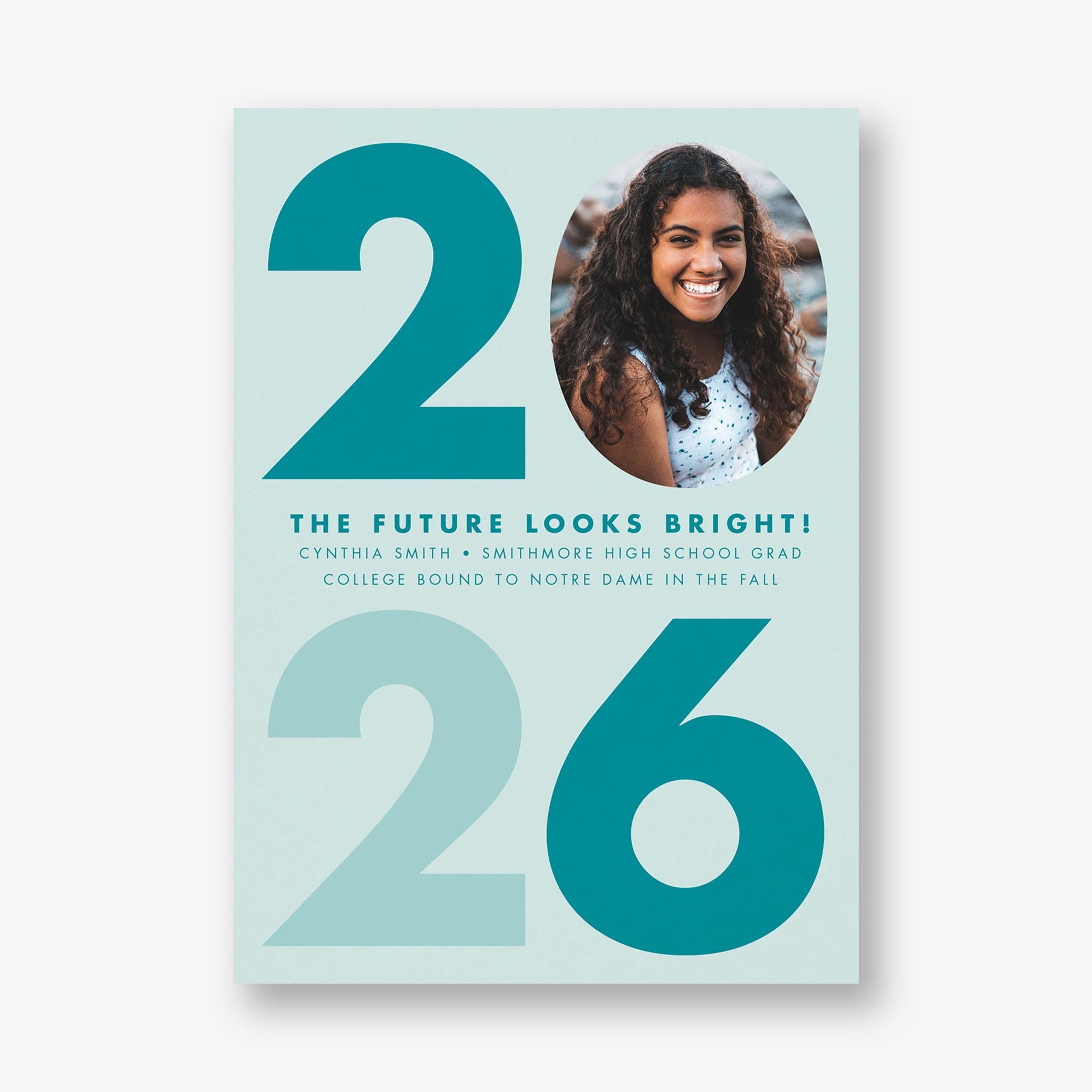 Big Bold Year Graduation Announcement
