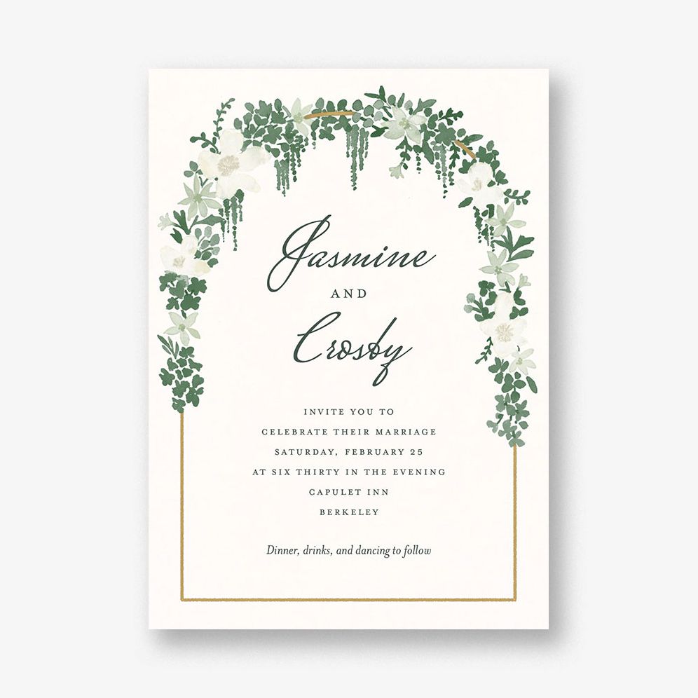 Springline Wedding Invitation