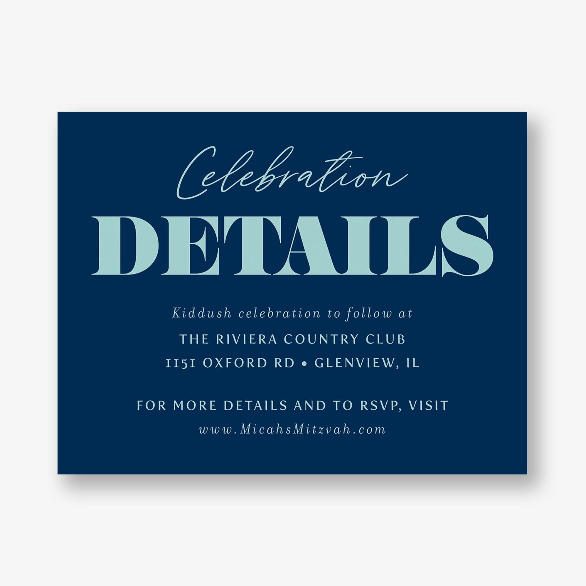 Bold Type Bar Mitzvah Information