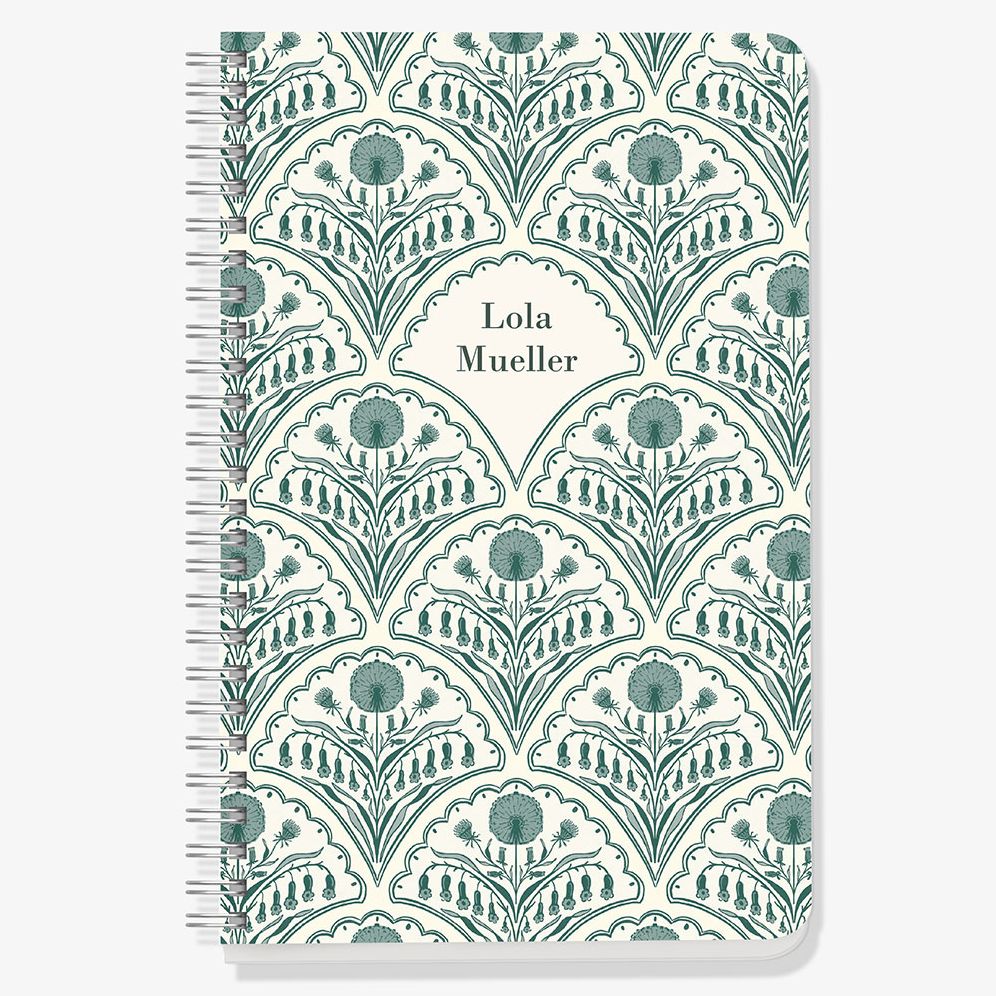Scalloped Wallflower Custom Journal