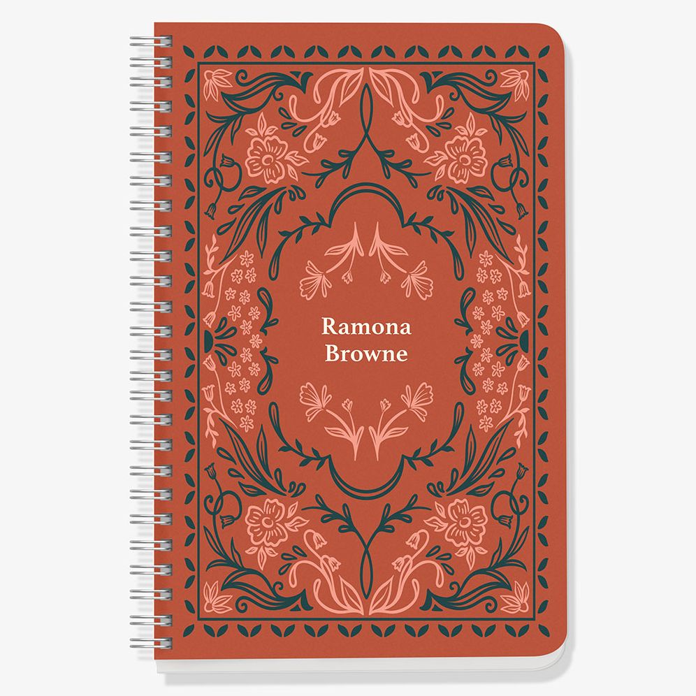 Folk Floral Custom Journal