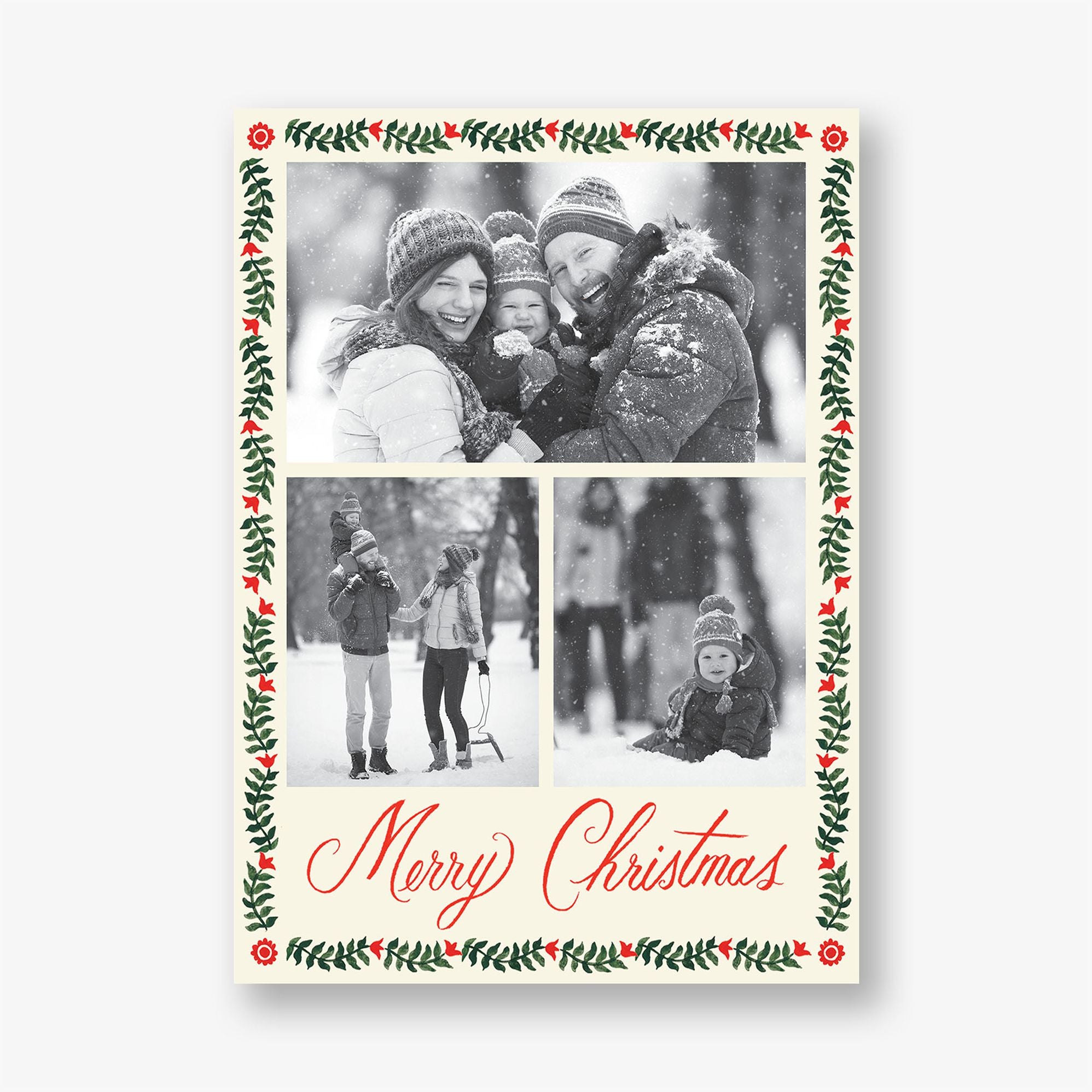Christmastide Multi-Photo Holiday Photo Card