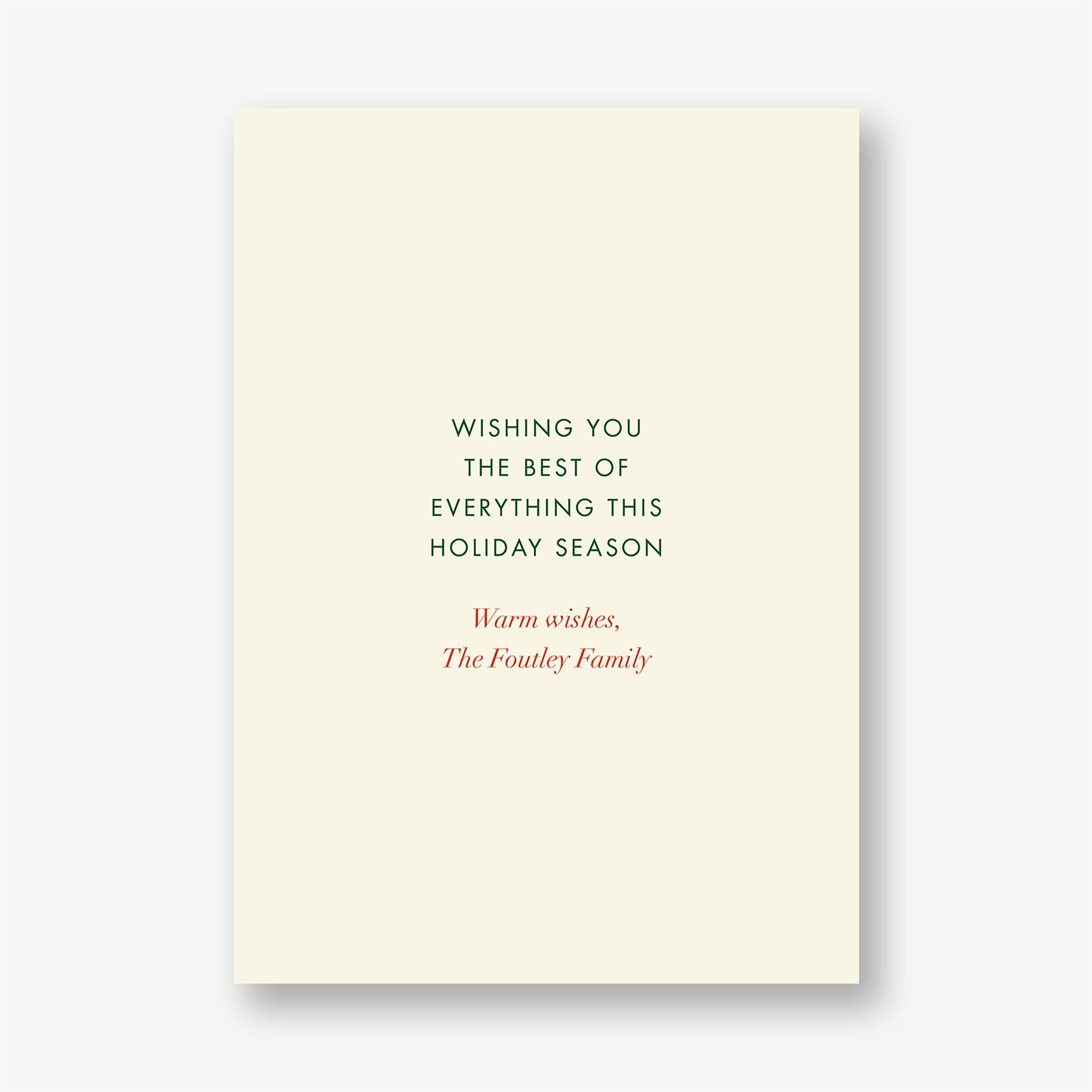 Christmastide Holiday Photo Card